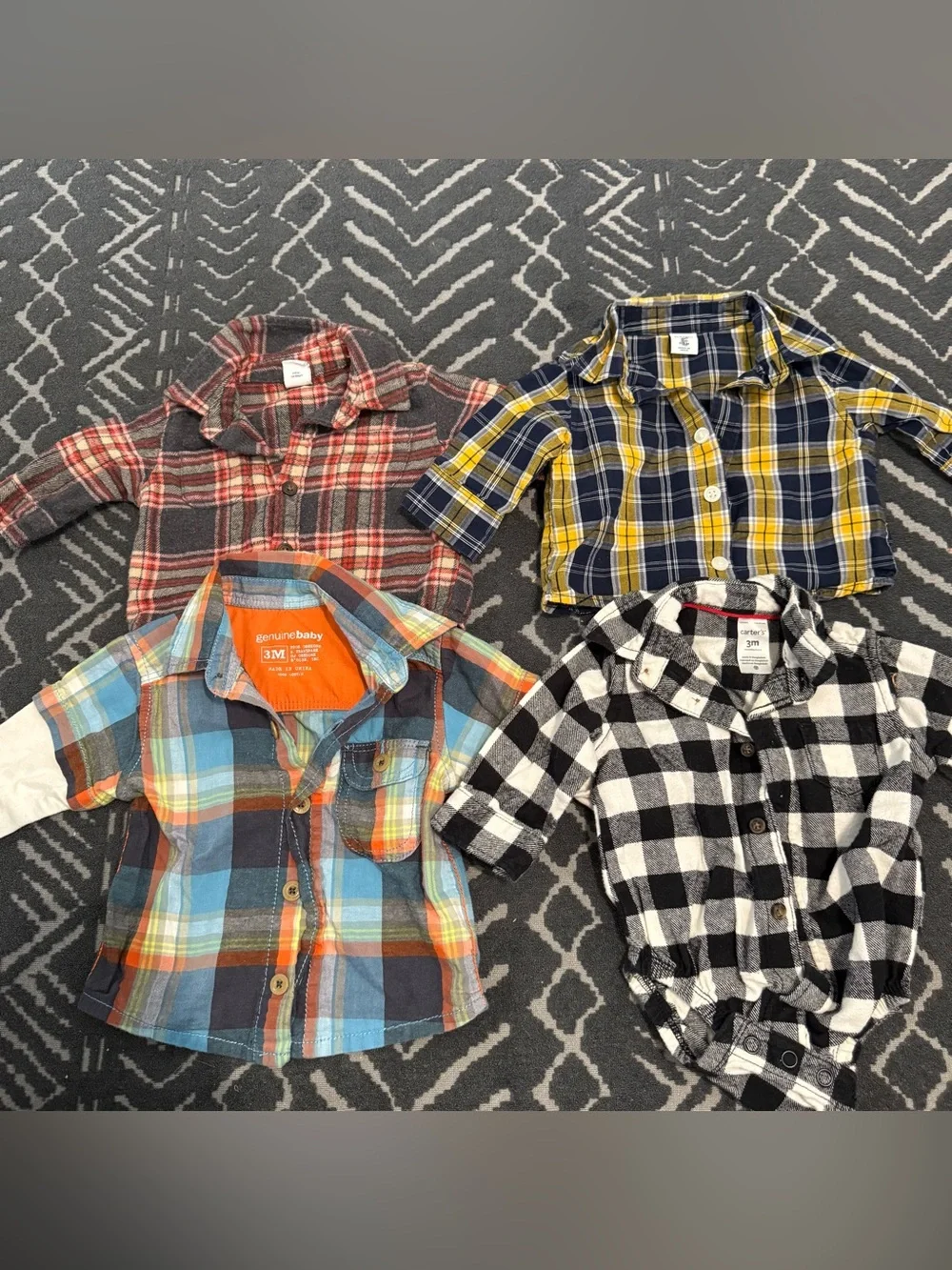 Baby boy flannel bundle